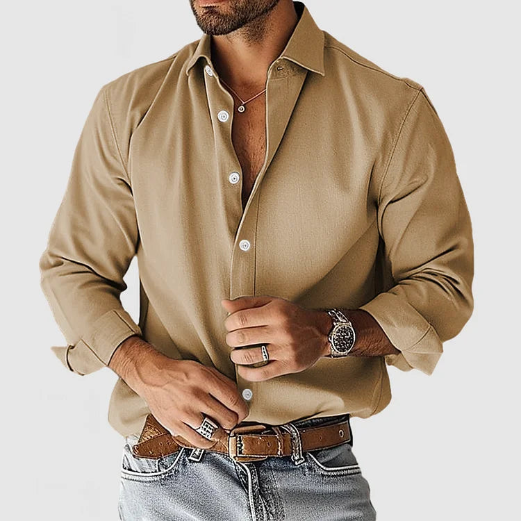 Baumwollhemd für Herren - Viktorino (elegant)