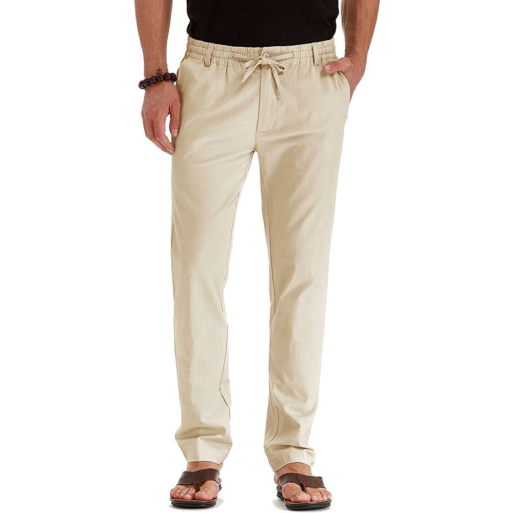 Bequeme Herrenhose im Business-Casual-Stil mit elastischem Bund