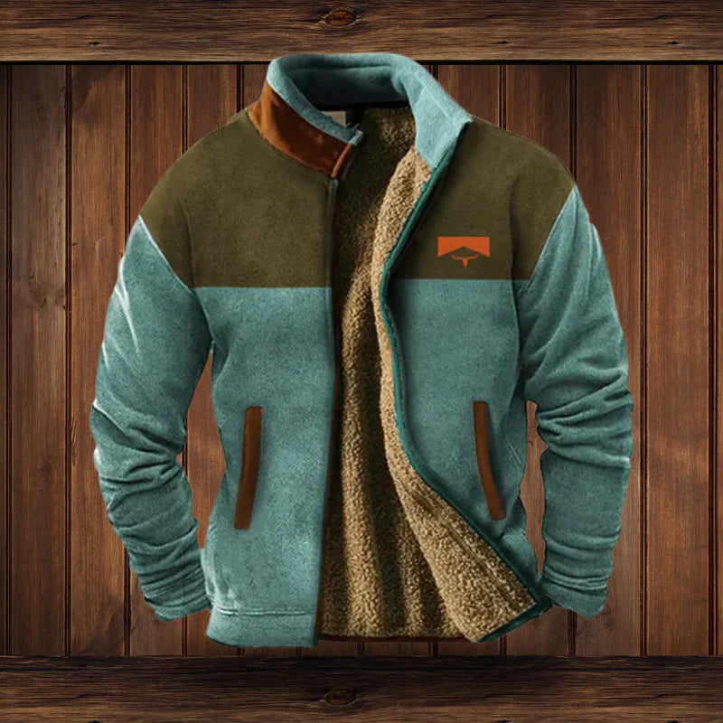 Manteau Homme Hivernal Tendance Confortable Avec Motif Tribal Héritage Distinct Par Amawinc