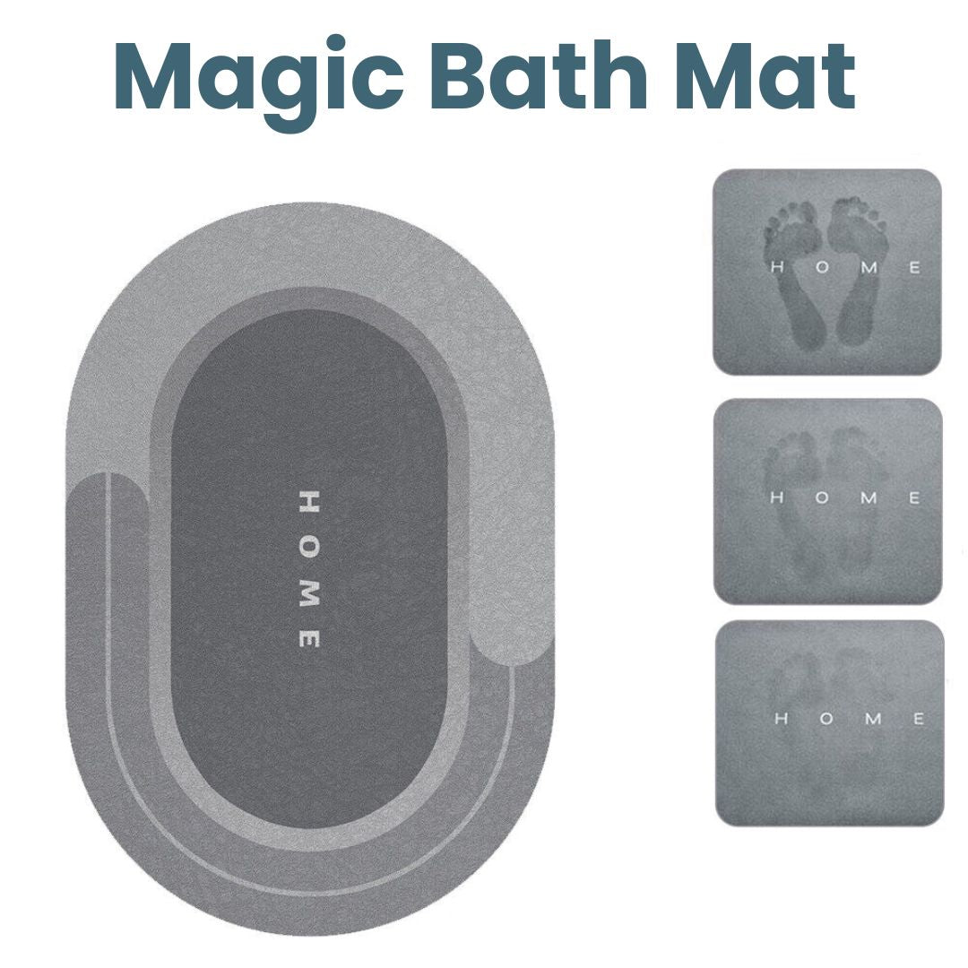 Tapis De Bain Ovale Minimaliste Antidérapant Et Ultra Absorbant Pour Salle De Bain Moderne