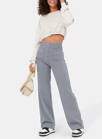 Amabel: Lange, hoch sitzende Freizeithose