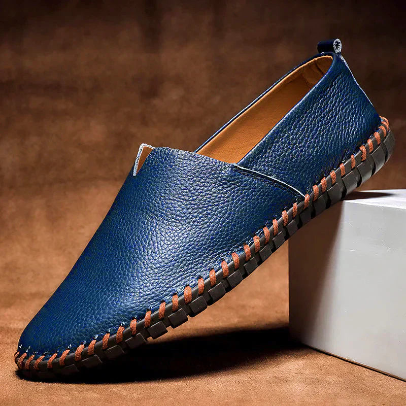 Edle Herren-Loafer aus echtem Leder - Matt