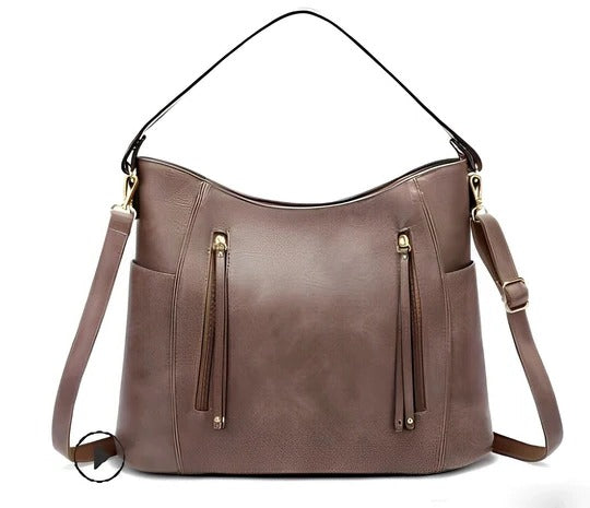 Amawinc Sac En Cuir Vintage Pour Femmes Avec Fermeture Magnétique À Rabat Et Bandoulière Réglable
