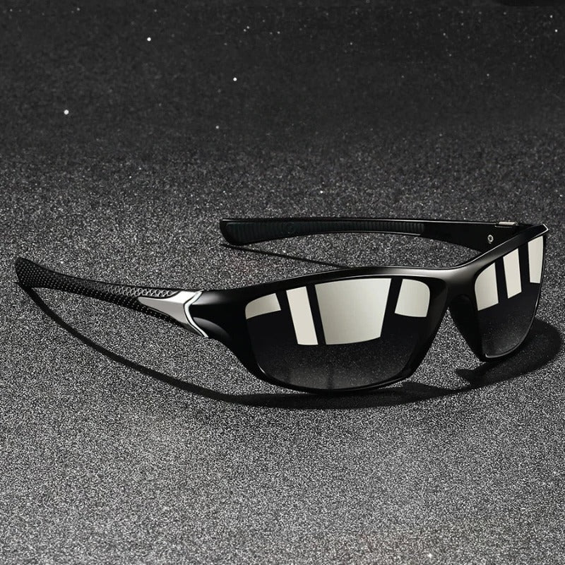 Lunettes De Soleil Polarisées Pour Homme Cadre Léger Verres Anti Reflets Idéales Pour Conduite Activités Extérieures