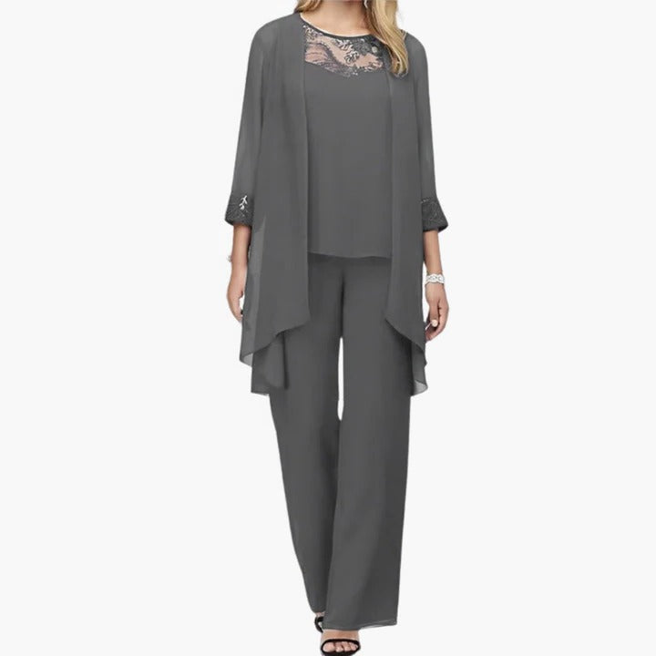 Ensemble Costume Trois Pièces Pour Homme Amawinc Sur Mesure Tenue Bureau Formelle