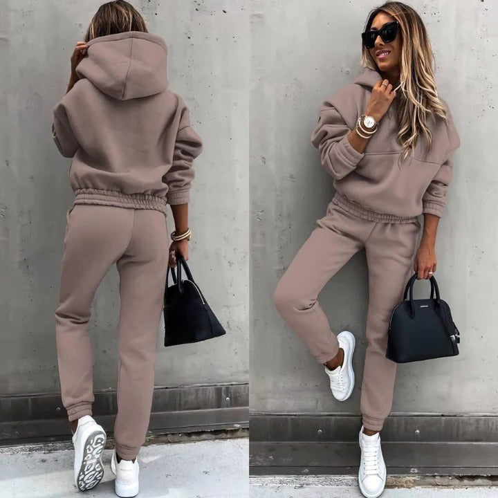 Survêtement Deux Pièces Pour Femmes Amawinc Confort Polyvalent Style Moderne Pour Sport Et Loisirs