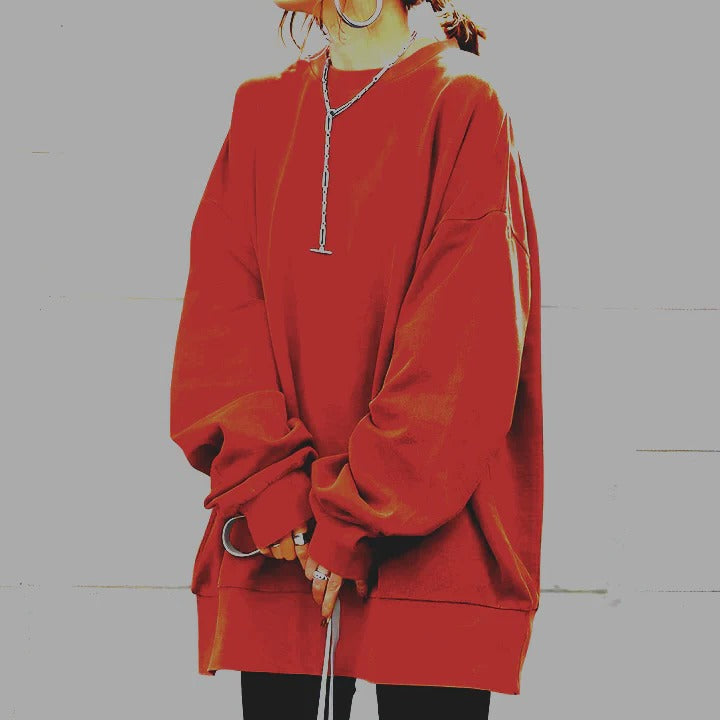 Pull Oversize Grande Taille Pour Femmes Confortable Et Élégant Pour Le Quotidien Décontracté