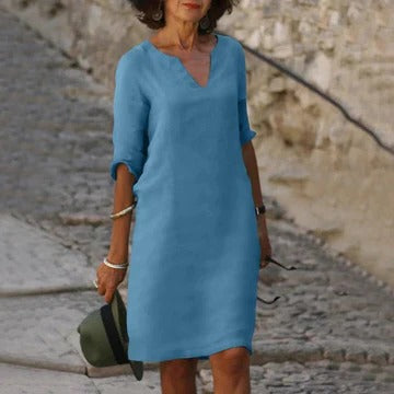 Robe Décontractée Femme Ample Et Légère Pour Été Confortable Idéale Pour Le Quotidien Et Les Sorties Amawinc