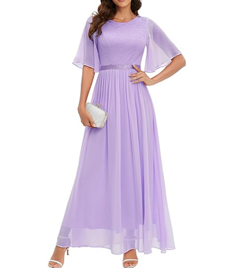 Abendkleid Isabella mit Spitze von Fudus