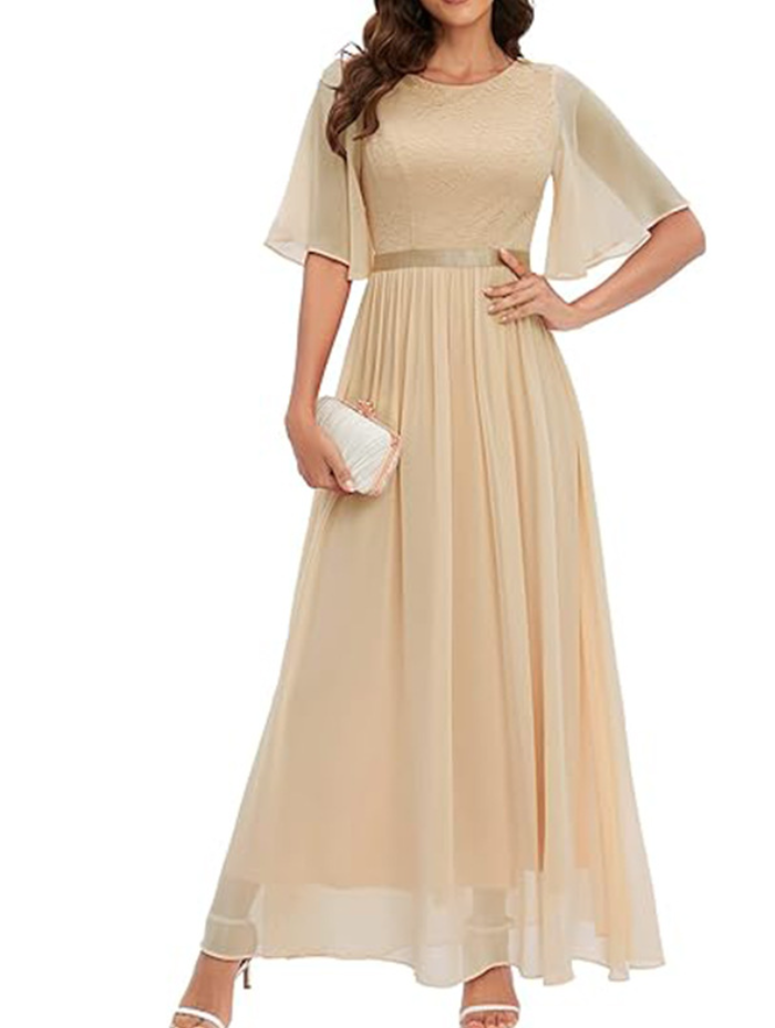 Abendkleid Isabella mit Spitze von Fudus
