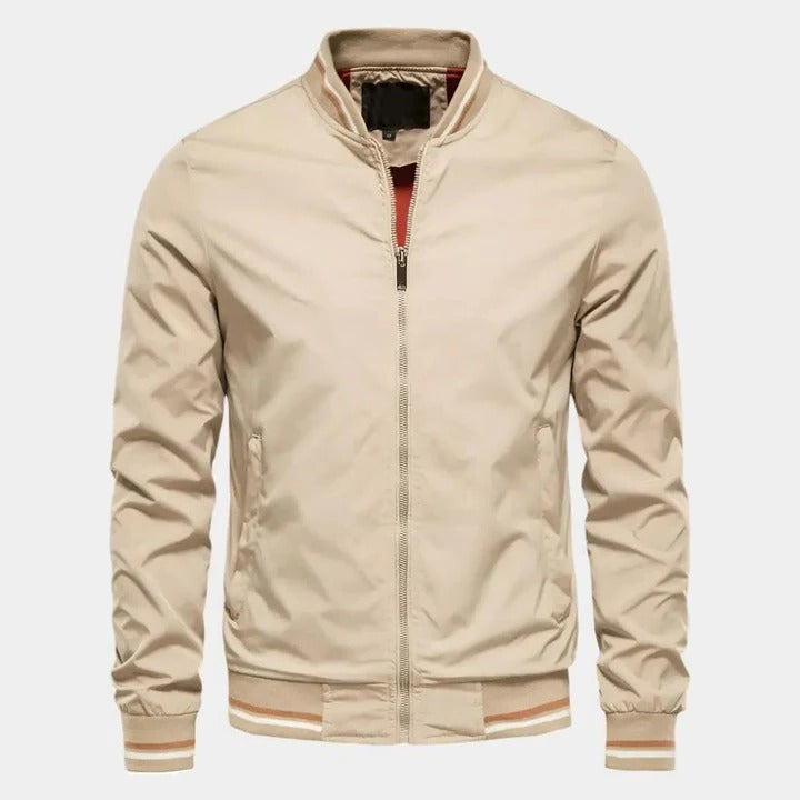 Veste Bomber Léger Pour Tous Les Jours Avec Silhouette Simple Et Intérieur Doux Design Épuré Et Confortable