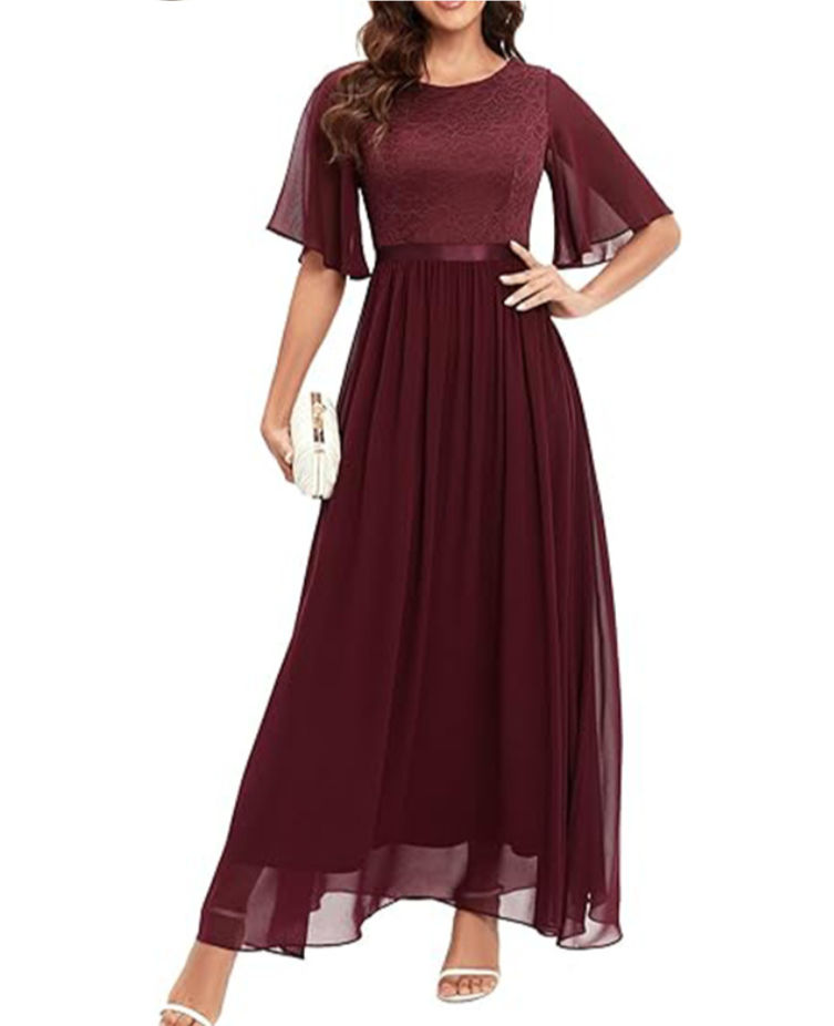 Abendkleid Isabella mit Spitze von Fudus