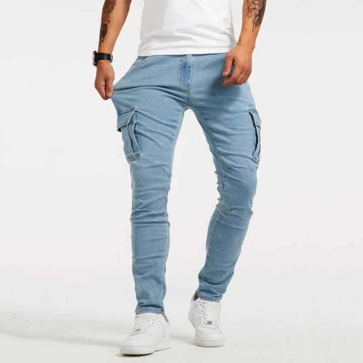 Pantalon Cargo Homme Extensible Avec Poches Multiples Pour Confort Quotidien Amawinc