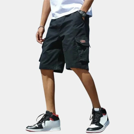 Shorts Cargo Homme Avec Poches Multiples Confort Décontracté Longueur Genou En Plein Air Voyage Amawinc