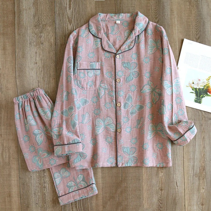 Ensemble Pyjama Deux Pièces Imprimé Floral Pour Femmes Confortable Et Décontracté Pour Nuits Paisibles