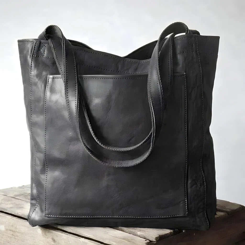 Amawinc Sac Cabas Structuré Pour Femmes Avec Deux Options De Porte Et Design Quotidien Spacieux