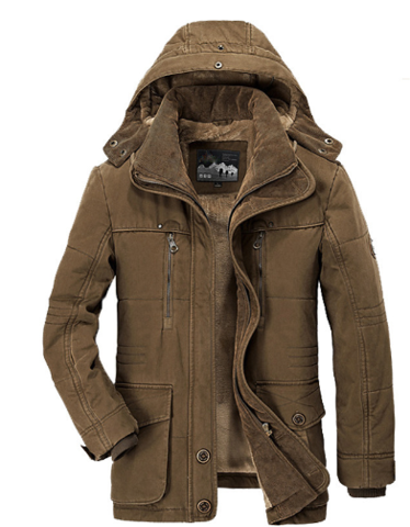 Colton: Modische Herren-Winterjacke mit Fleece-Innenfutter