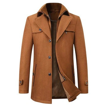 Manteau Homme Imperméable Pour Toutes Saisons Avec Silhouette Structurée Et Chaleur Fonctionnelle