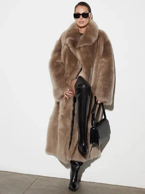 Manteau Trench Hivernal Structuré Silhouette Longue Confortable Pour Couches Et Style Décontracté