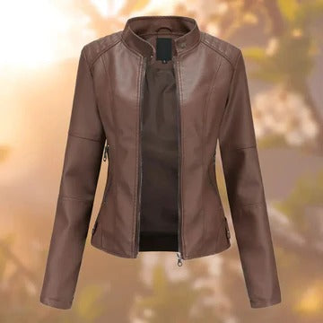 Veste à Col Montant Distincte Style Élégant et Polyvalente pour Usage Quotidien Moderne