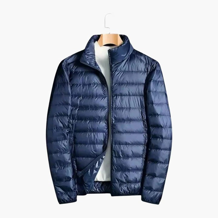 Veste Matelassée Ultra Légère Chaude Imperméable Homme Amawinc Outdoor Pour Voyage Et Quotidien