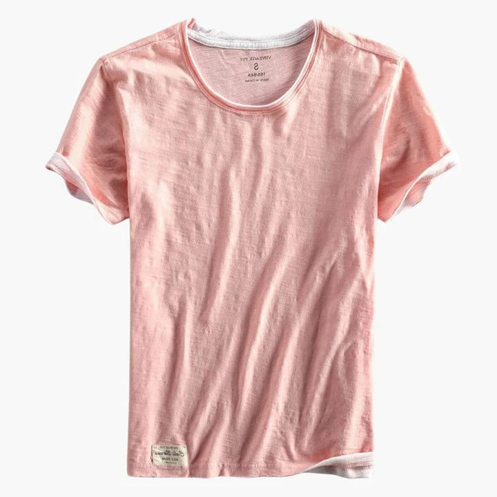 T Shirt Pour Homme Basic Col Rond Confort Quotidien Qualité Durable Amawinc Pour Tous Les Jours