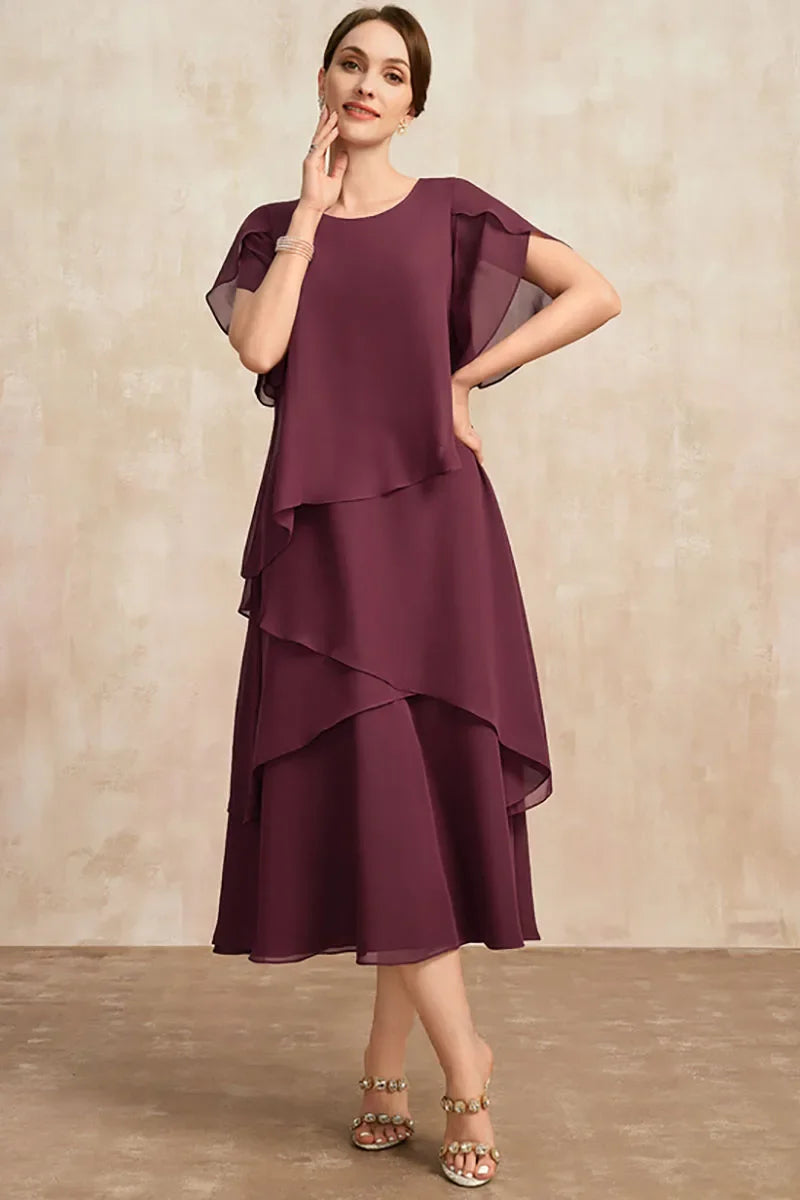 Chiffonkleid ZEHRA - klassischer Stil