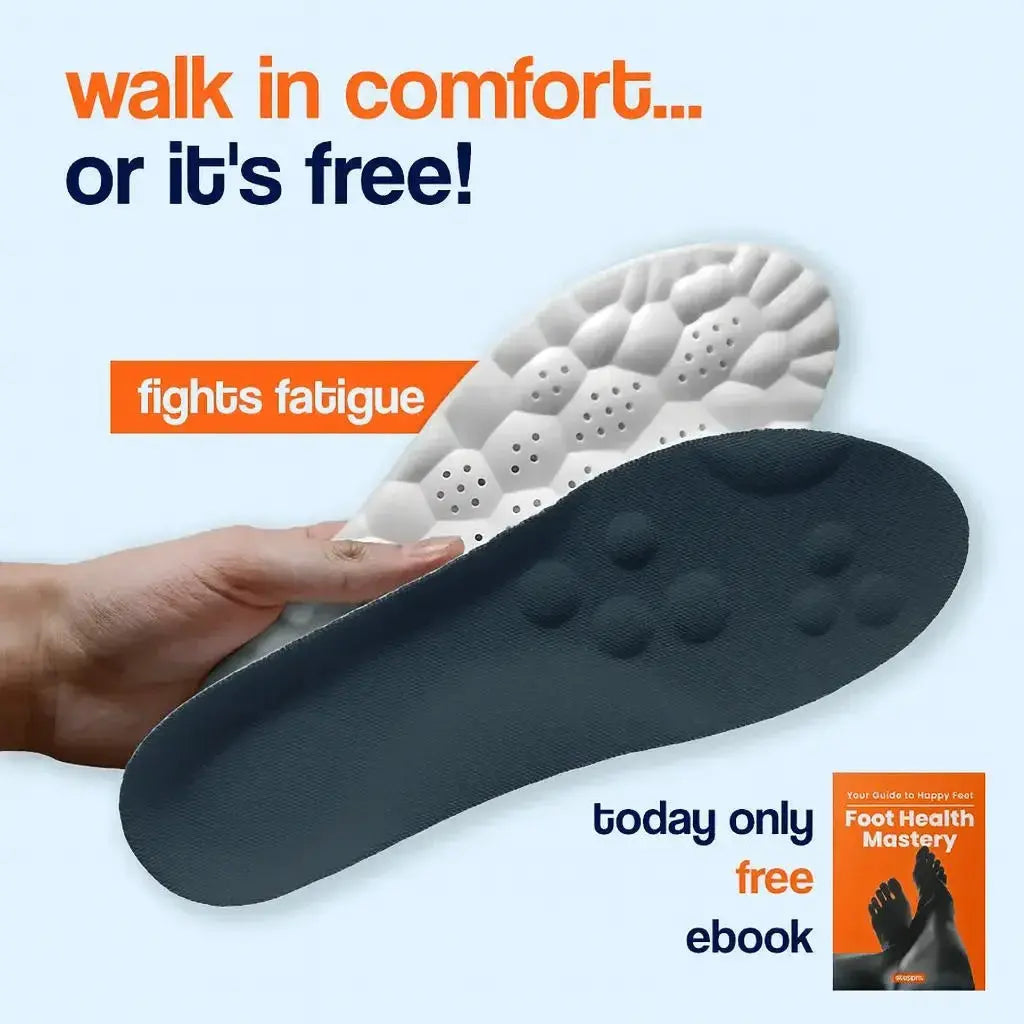 OrthoCloud Semelles Massage 4D Pour Confort et Soutien des Pieds Toute la Journée