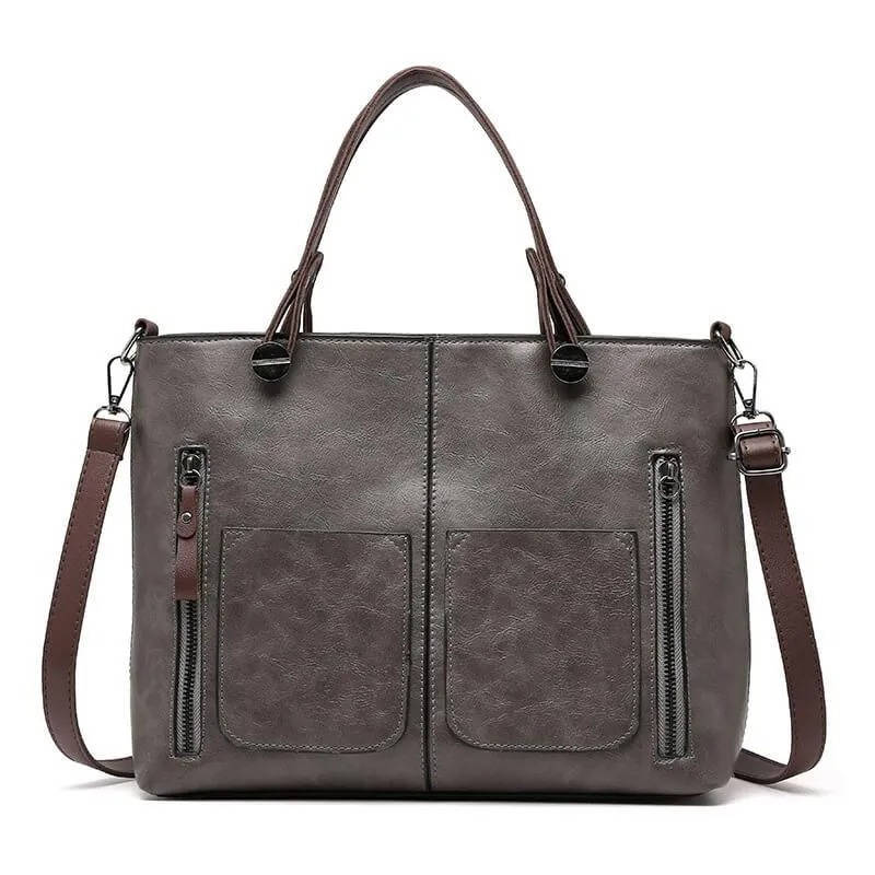 Amawinc Sac À Main Vintage En Cuir Synthétique Avec Bandoulière Polyvalente Pour Travail Et Fin De Semaine