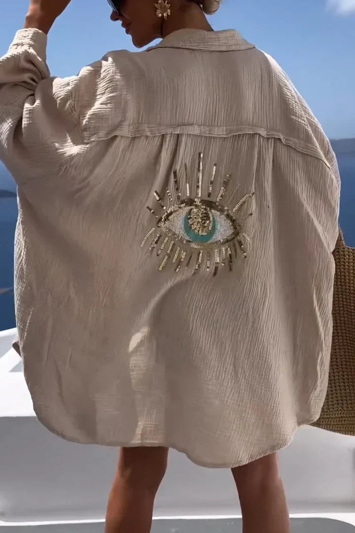 Baumwoll-Shirt von Fudus in Übergröße