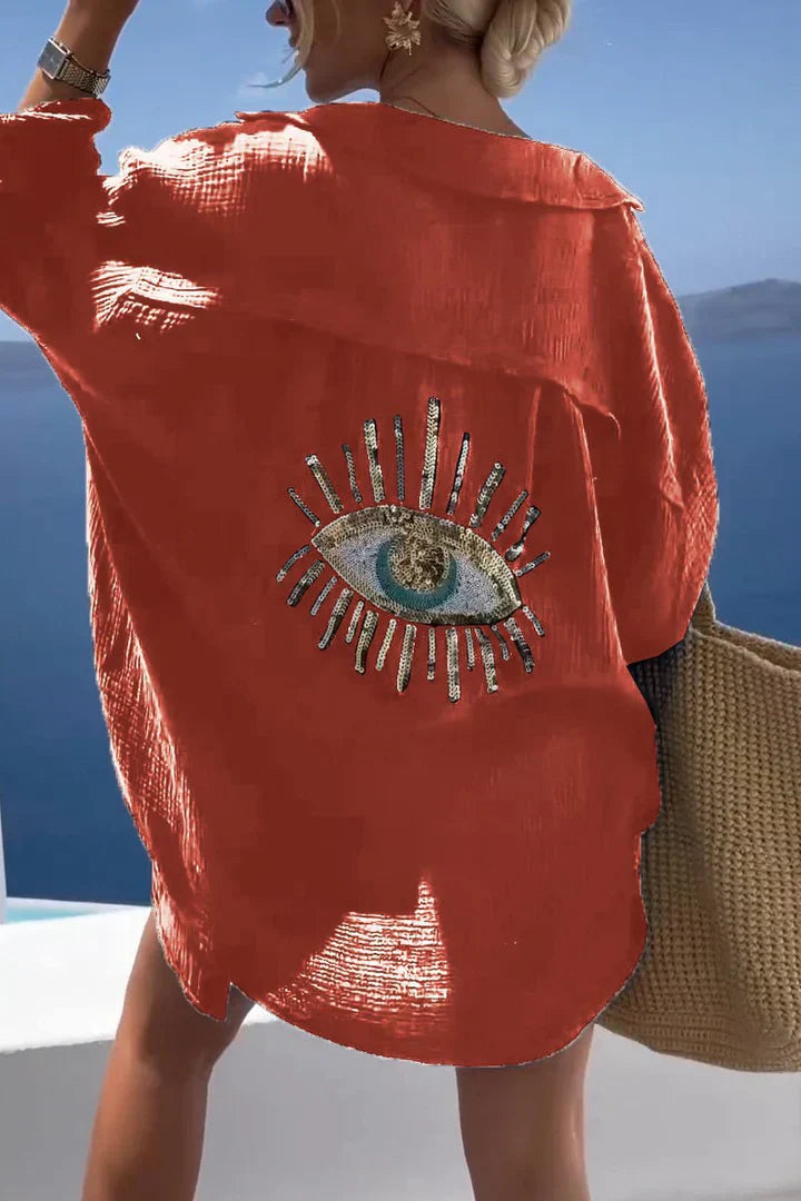 Baumwoll-Shirt von Fudus in Übergröße