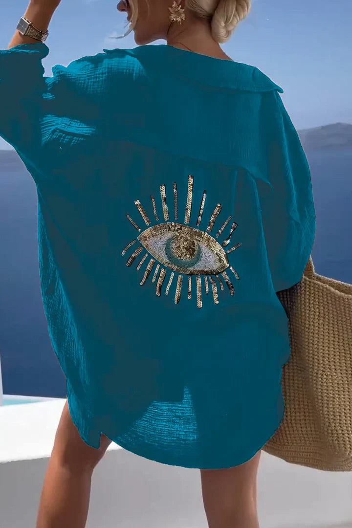 Baumwoll-Shirt von Fudus in Übergröße