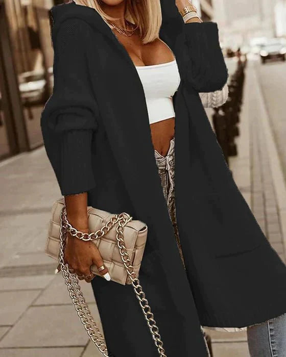 Damen-Strickjacke mit Reißverschluss im klassischen Stil