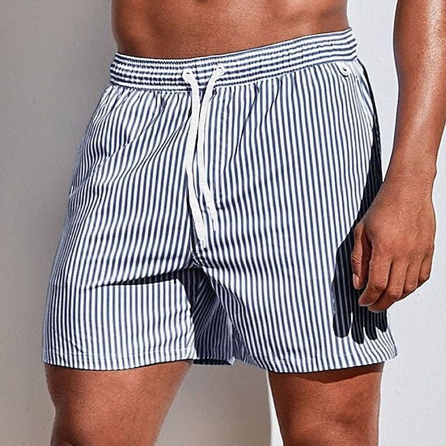 Short De Bain Homme Amawinc Nordisk Flair À Séchage Rapide Avec Taille Élastique Et Longueur Mi Cuisses