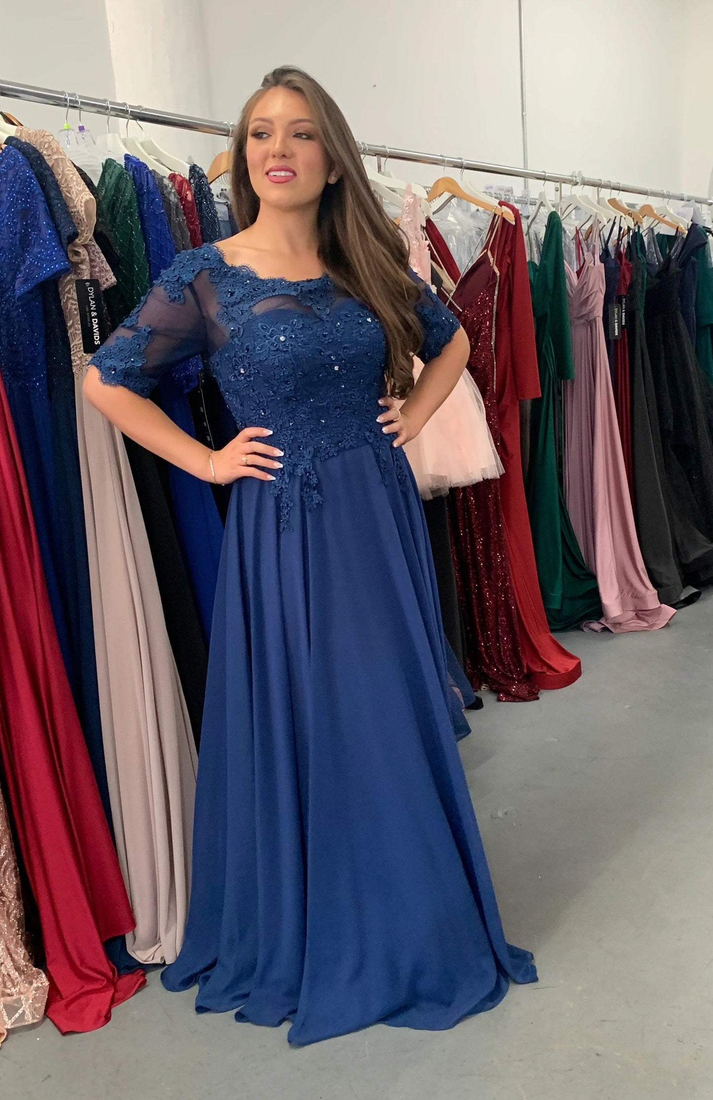 Long Formal Mother of the Bride Dress Sale - Amawinc