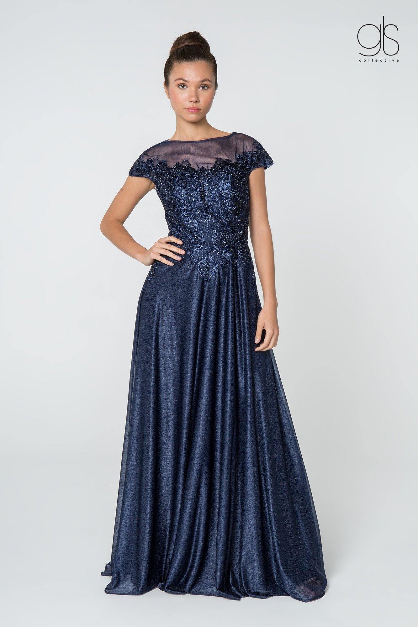 Robe Longue Amawinc Pour Mère De La Mariée En Dentelle Et Mousseline Élégante Et Moderne Pour Cérémonie