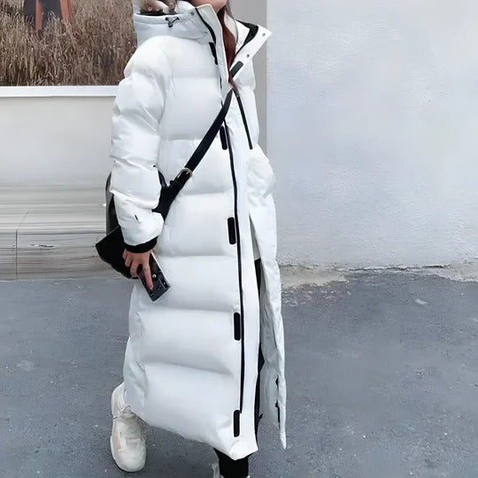 Veste Longue D'Hiver pour Femme Chaude Élégante Protection contre le Froid Confort et Style