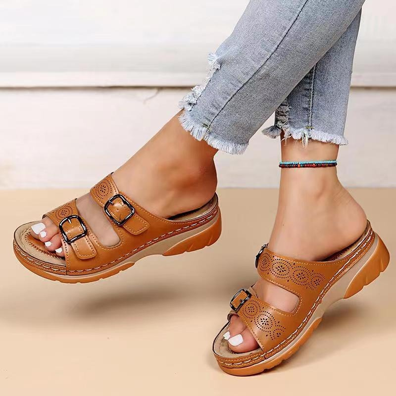 Komfortable Lyla Orthopädische Ledersandalen für den Sommer