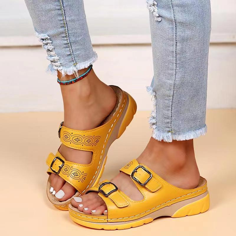 Komfortable Lyla Orthopädische Ledersandalen für den Sommer