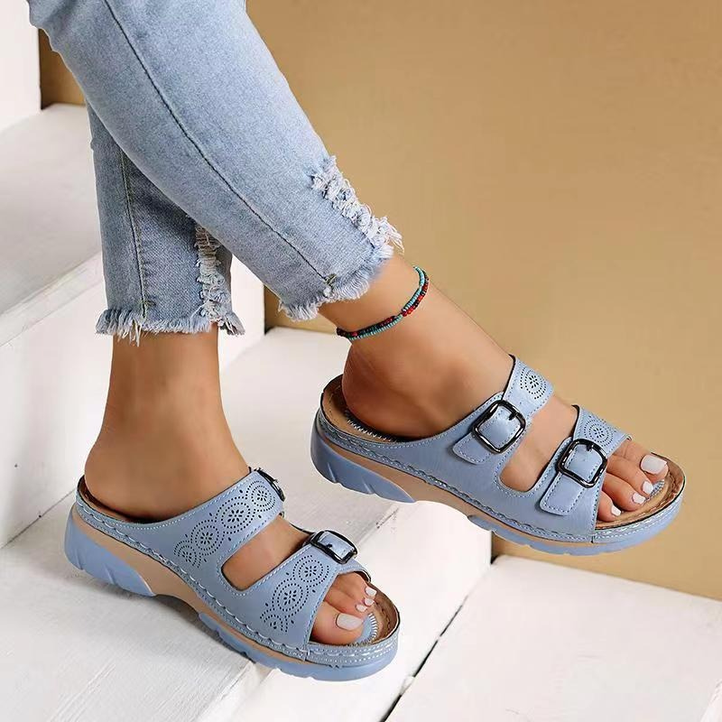 Komfortable Lyla Orthopädische Ledersandalen für den Sommer