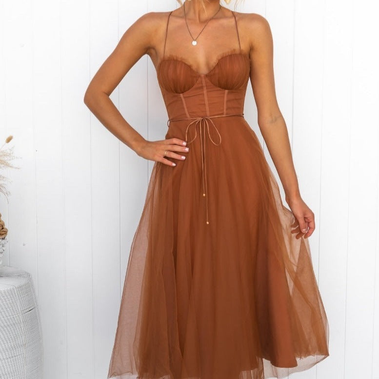 Niana Mesh-Partykleid