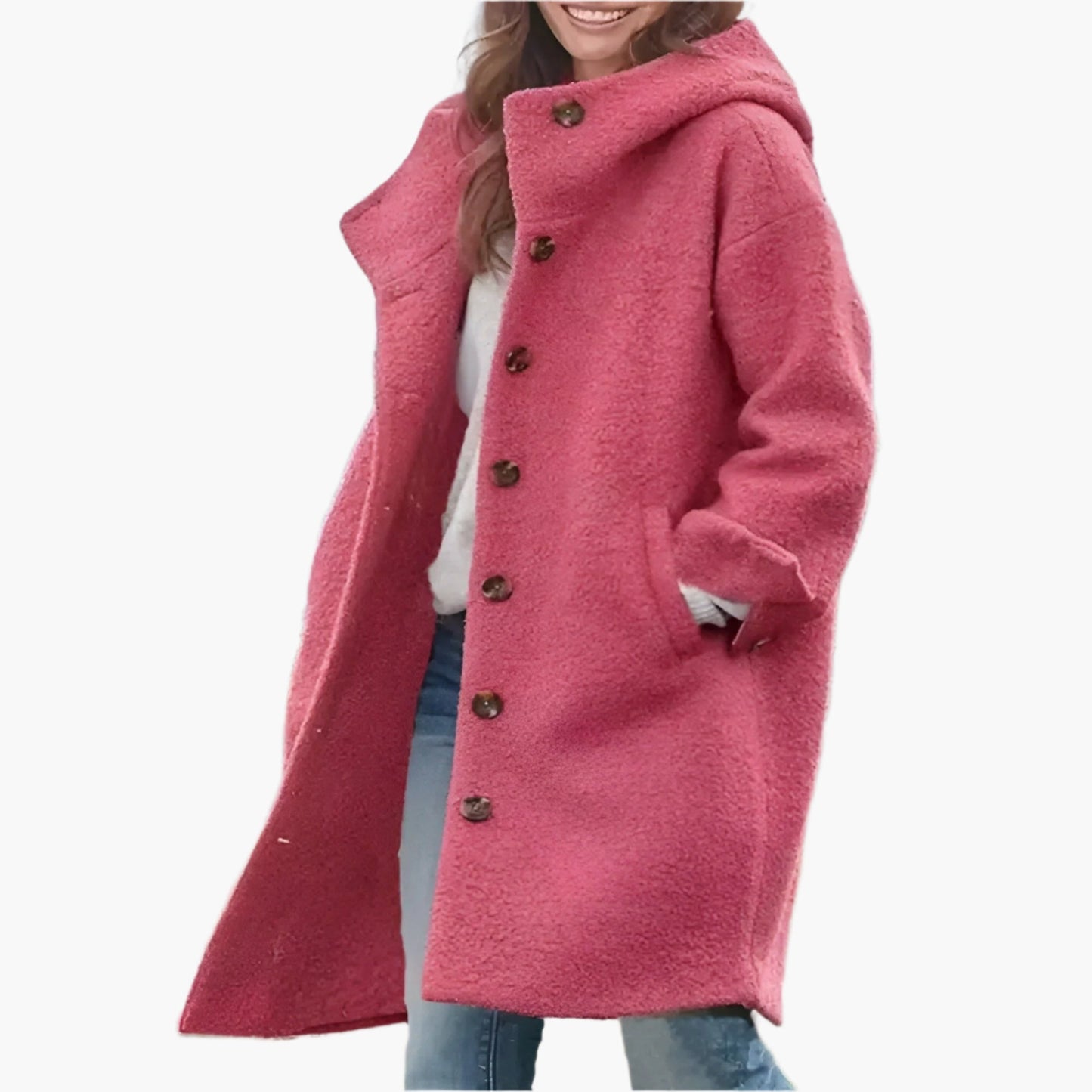 Elizabeth Manteau Long Hiver Décontracté Pour Femme Confort Et Élégance Quotidienne