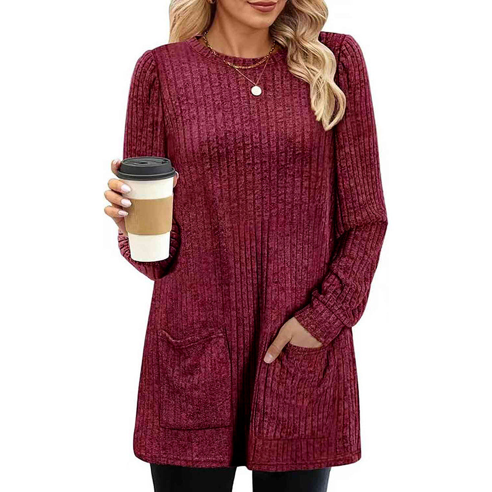 Neues halblanges Strickkleid von Bjarke für Herbst und Winter