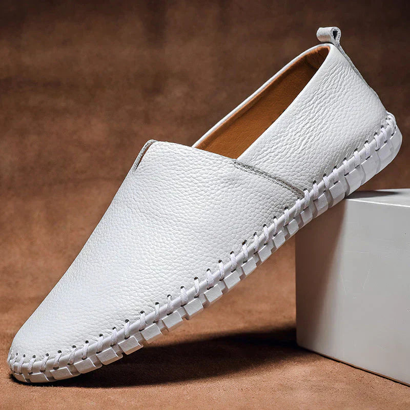 Edle Herren-Loafer aus echtem Leder - Matt