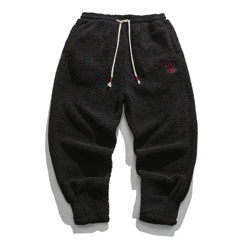 Joggeurs Polaires Urbains Avec Ceinture À Cordon Confort Doux Écologique Amawinc