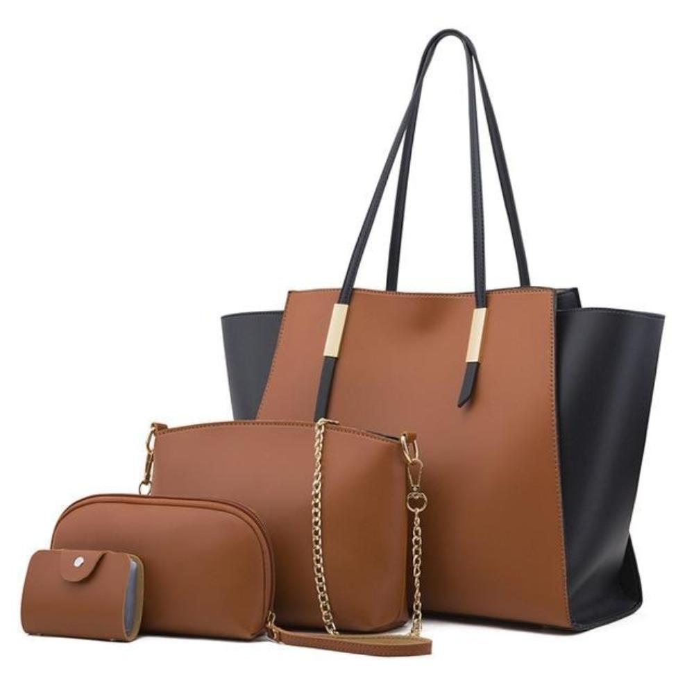 Ensemble Amawinc Amy Tote Quatre Sacs Polyvalents Cabas Bandoulière Pochette Porte Clé Pour Toutes Les Occasions