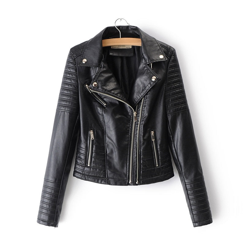 Damen Lederjacke im Biker-Stil von Milly