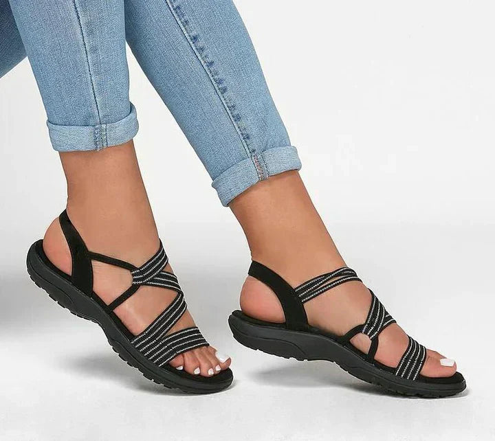 Elegante, orthopädische Damen-Sandalen Samantha: Komfort und Halt vereint