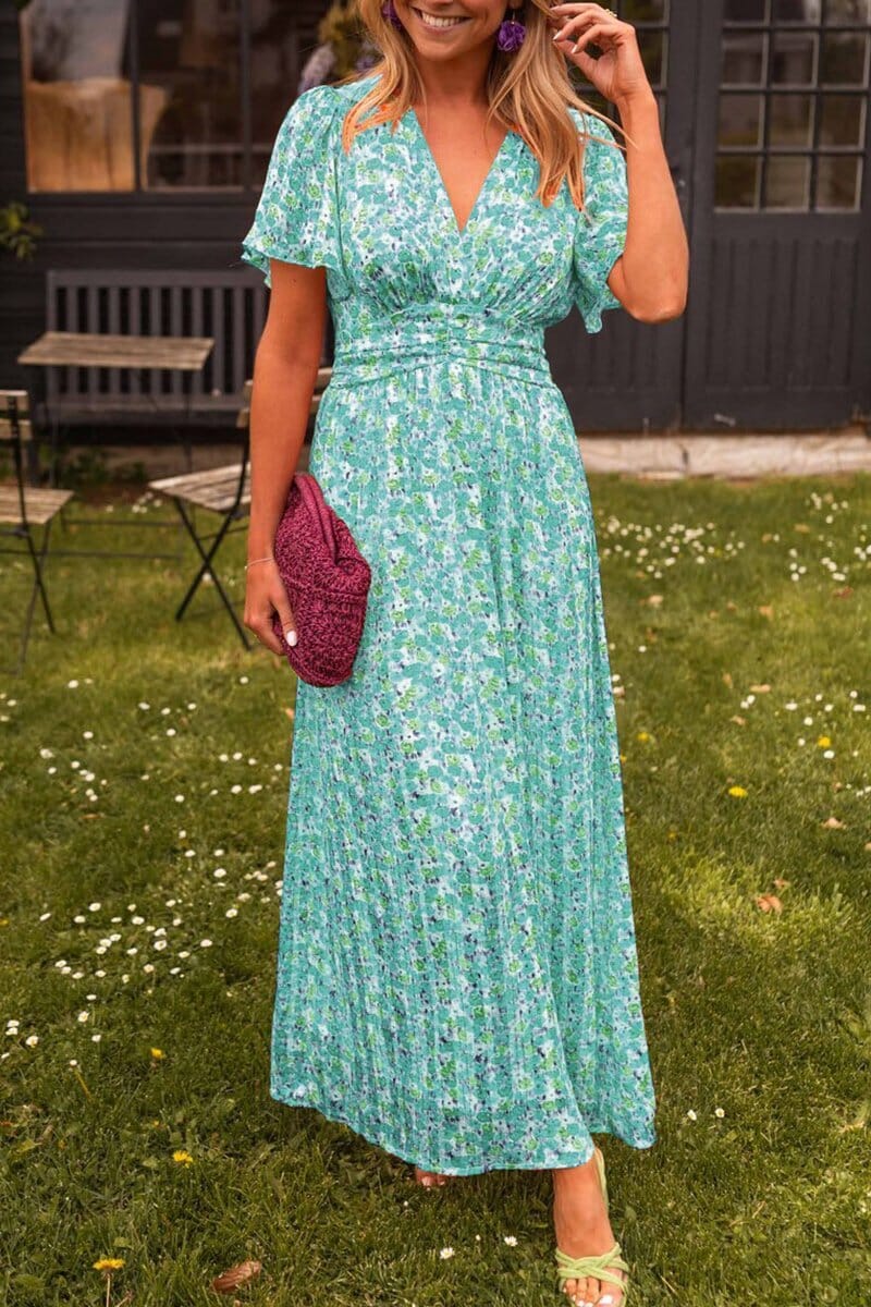 Robe Maxi Florale Maya Amawinc Pour Femme Flatteuse Et Légère Idéale Pour Mariage Et Événements Été