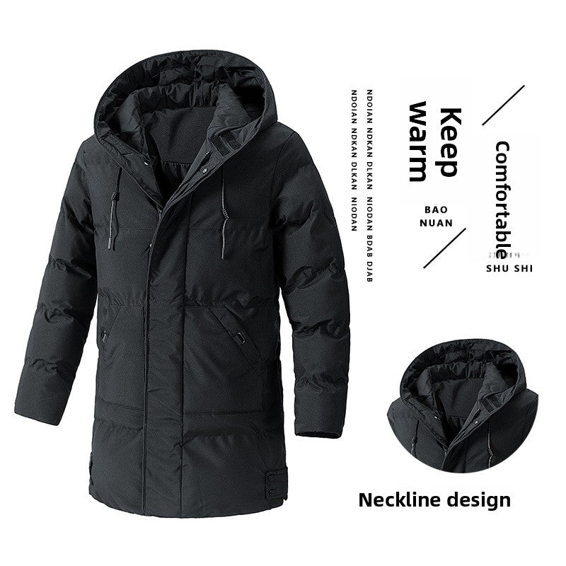 Manteau Long Pour Homme Élégant Et Chaud Style Trench Classique Pour Hiver Froid